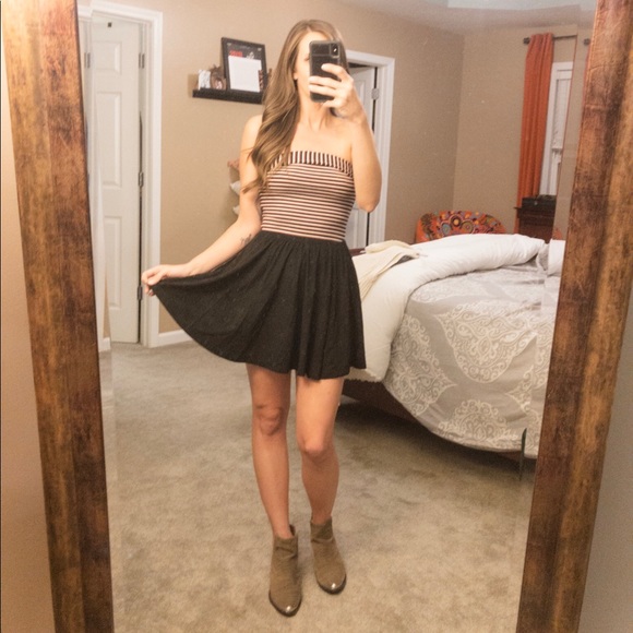 Free People Striped Strapless Top. Small. - Picture 4 of 5